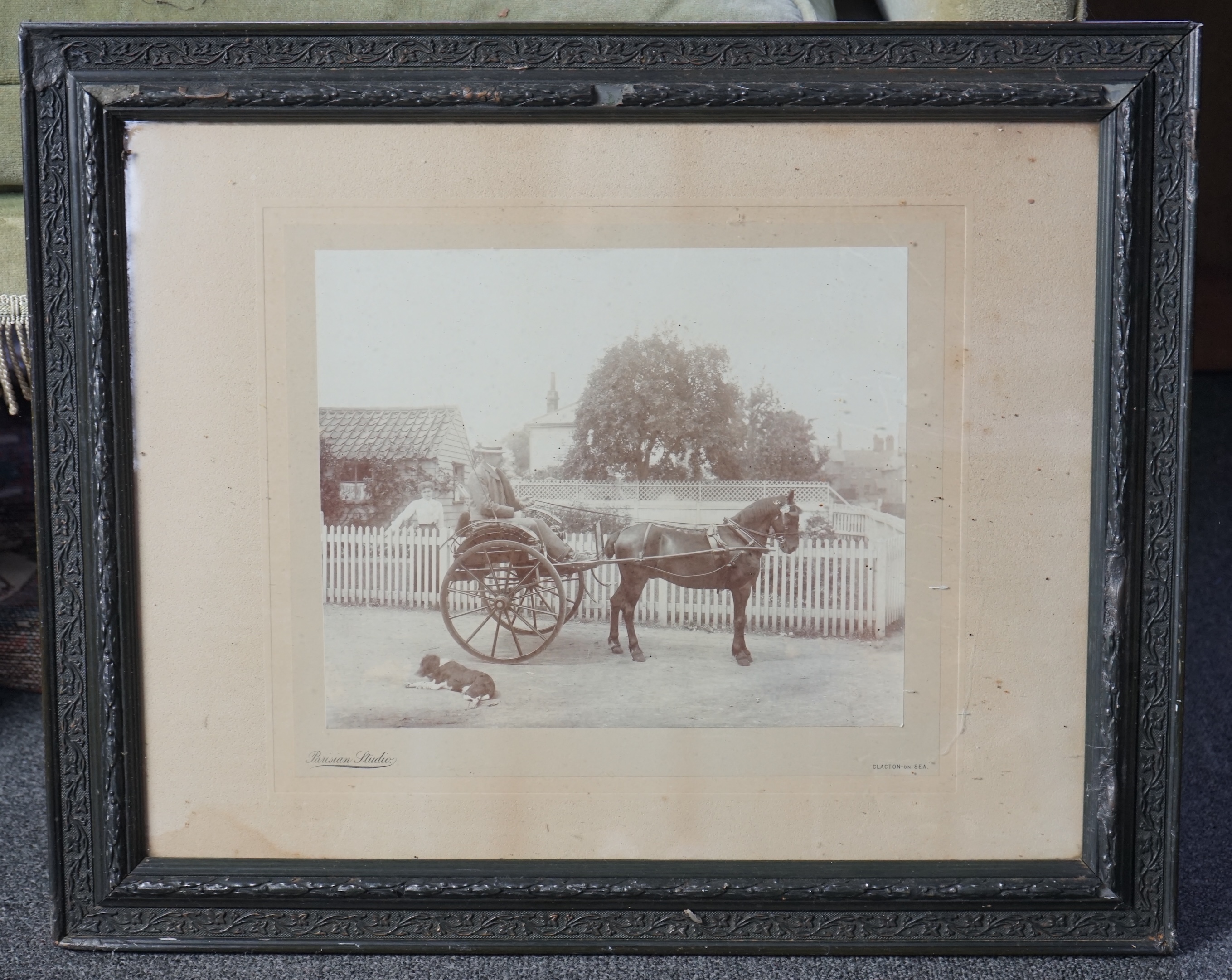 Six assorted late Victorian / Edwardian framed photographs